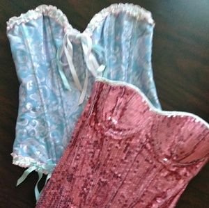 2 size small corsets